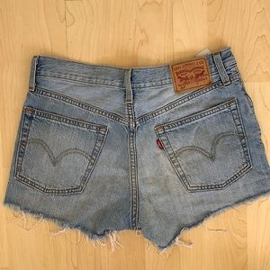 Levi 501 denim shorts